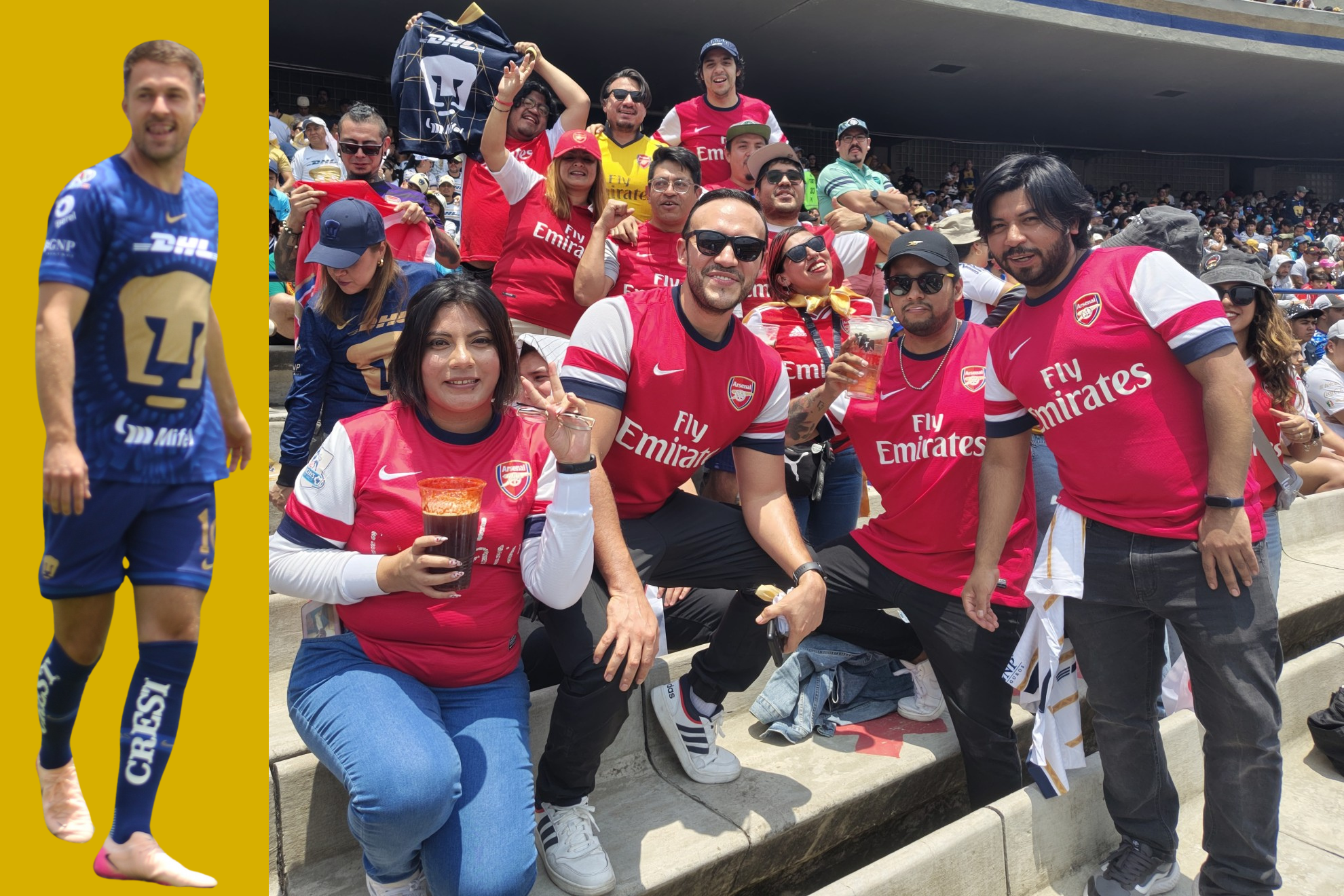 Aaron Ramsey llega a Pumas con una fuerte presencia de ‘gooners’