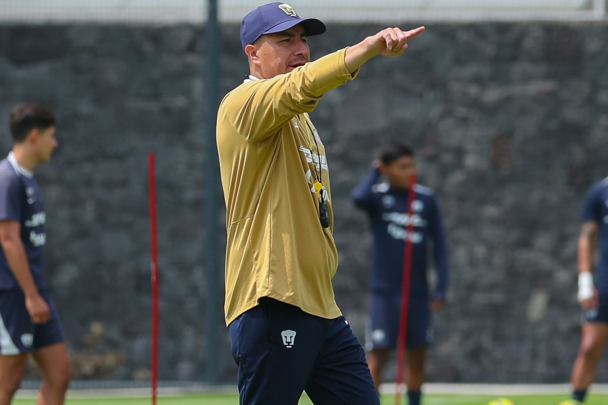 Efraín Juárez en un entrenamiento del Club Universidad Nacional. (Foto: Facebook PumasMX)