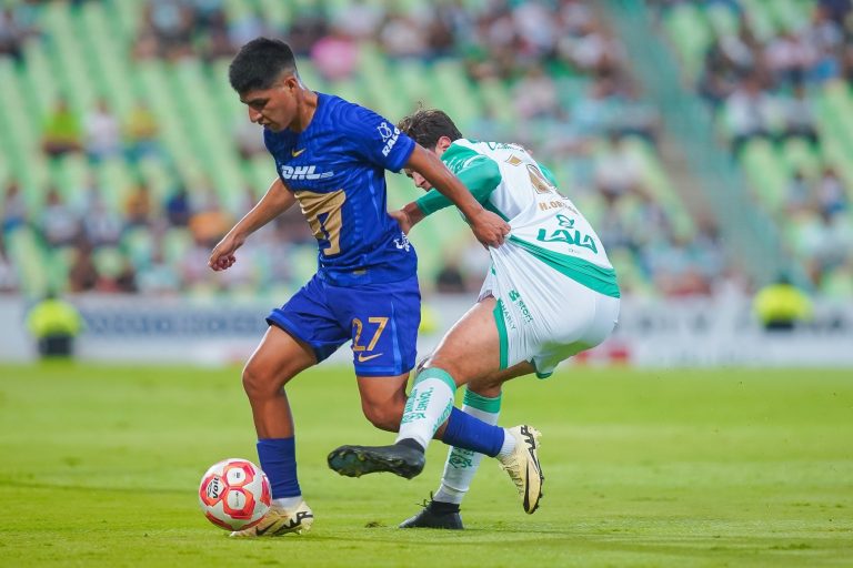 Pumas pierde ante Santos Laguna en su debut en el Apertura 2025
