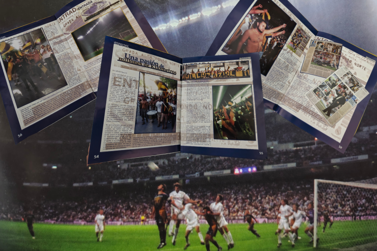 Relato de la travesía de la Rebel para apoyar a Pumas en la conquista del Trofeo Santiago Bernabéu, publicado en la revista ¡GOOOYA! en 2004.