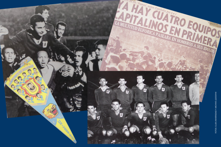 El primer título de Pumas fue en la noche del ascenso del 9 de enero de 1962. (Fotos: Archivo ¡GOOOYA!