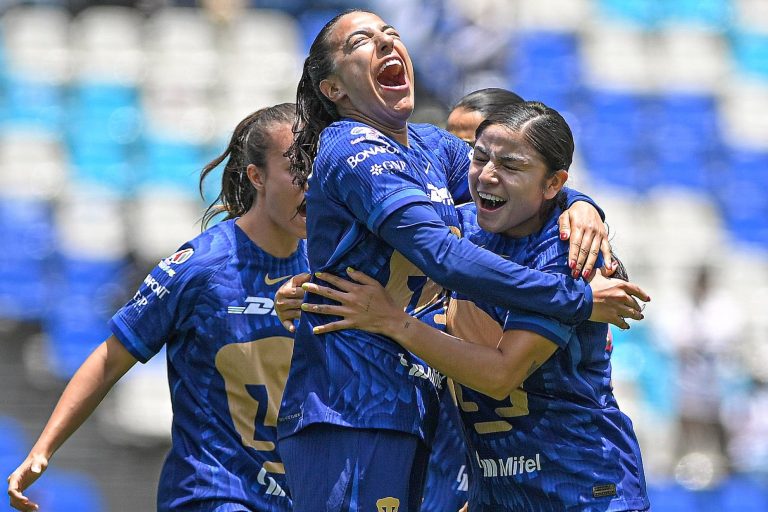 Las Pumas vencieron a Puebla con goles de Julissa Dávila y Laura Herrera. (Foto: X Pumas MX Femenil)