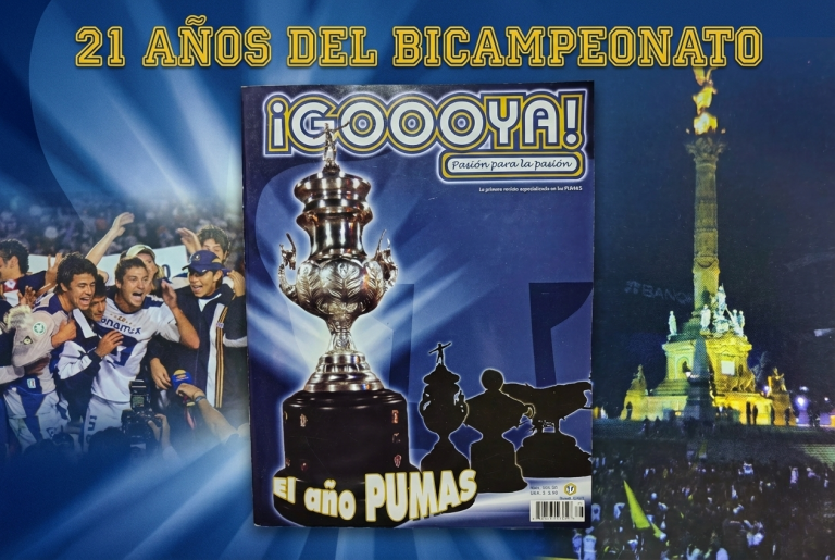 La portada del bicampeonato de Pumas en 2004.