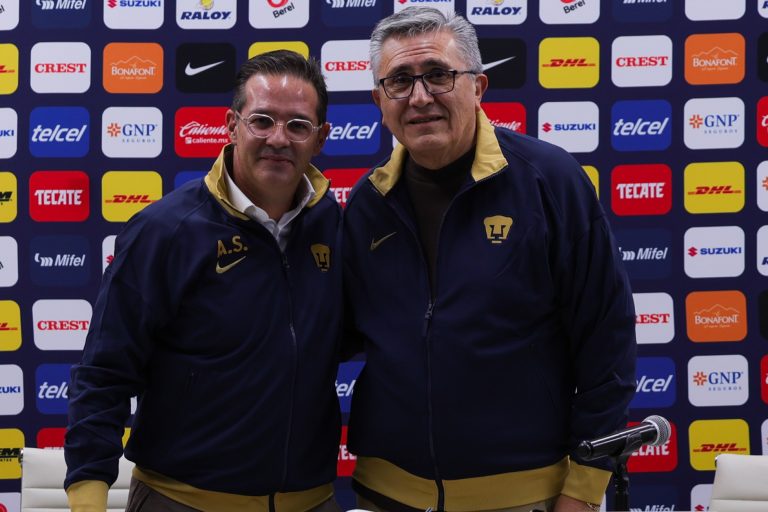 Presentación de Antonio Sancho en Pumas. (Foto: Pumas MX)