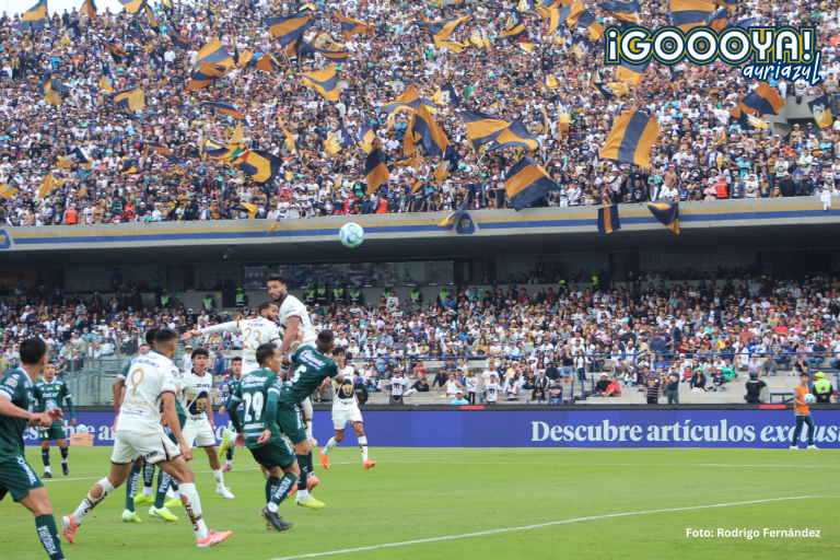 Pumas rescató un empate 1-1 contra León, con un gol de Juninho. (Foto_ Rodrigo Fernández)