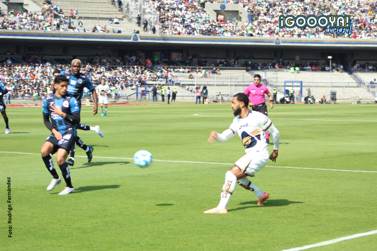Pumas no pudo con Querétaro y arranca el Clausura 2026 con un pobre empate 1-1 en CU. Foto: Rodrigo Fernández