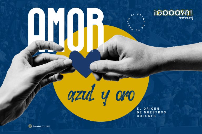 La nota de portada de febrero de ¡GOOOYA! Auriazul está dedicada a la historia del origen de los colores azul y oro de Pumas.