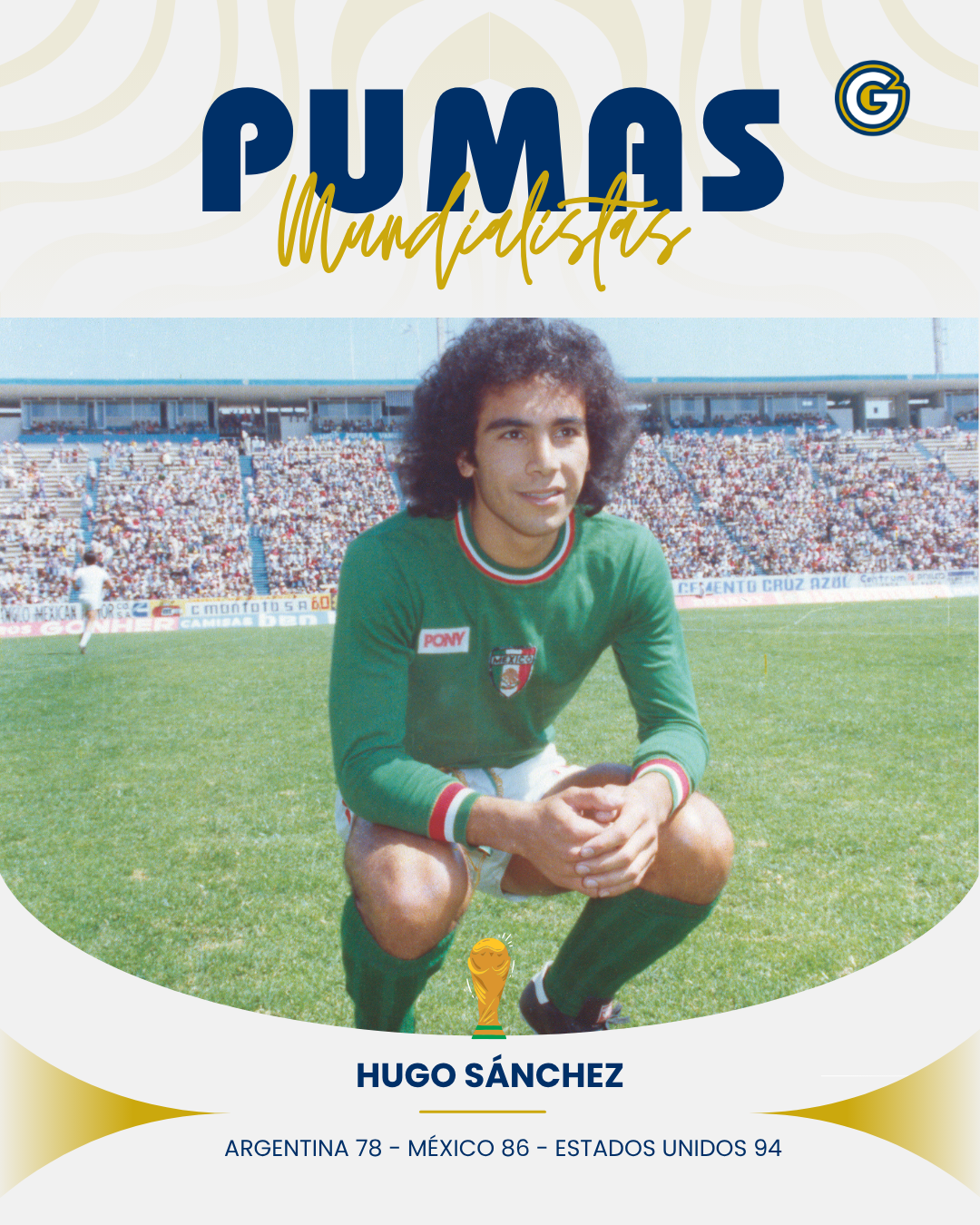 Tarjeta ¡GOOOYA! Auriazul: Argentina 78, cinco Pumas en una sola Copa