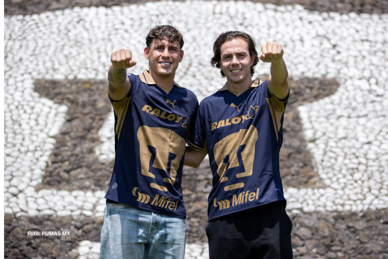 Sebastián Córdova y Cristian Calderón son presentados como refuerzos de Pumas para el Apertura 2026