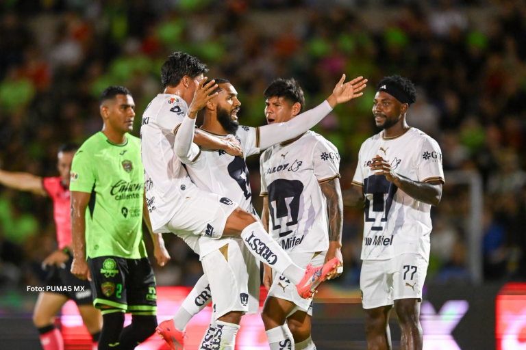 Pumas golea 5-1 a FC Juárez con triplete de Juninho, Jornada 3 del Apertura 2026
