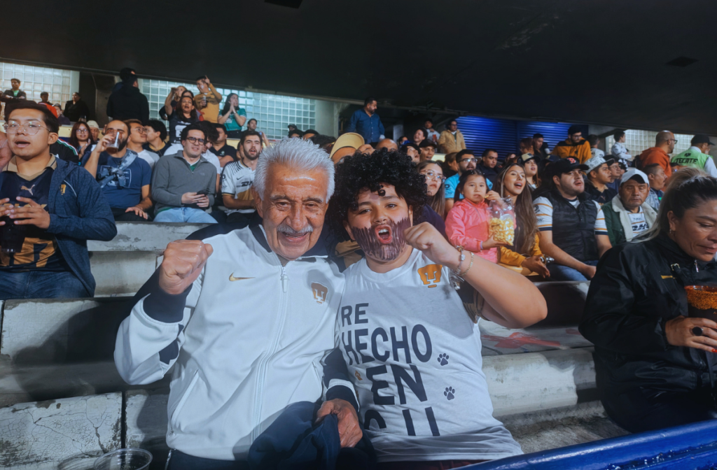 Afición de Pumas en el Olímpico Universitario contra León, Apertura 2026