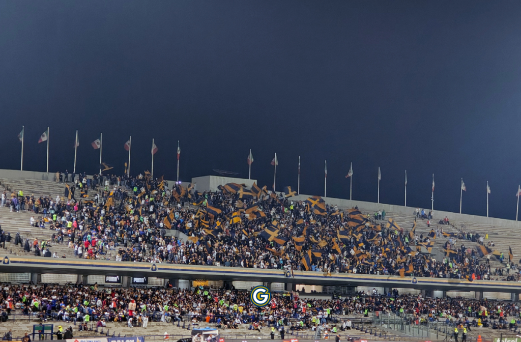 Afición de Pumas en el Olímpico Universitario contra León, Apertura 2026