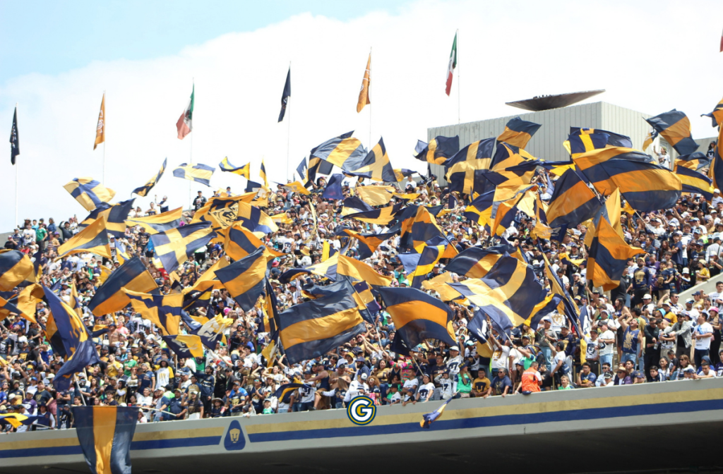 Afición de Pumas en el Olímpico Universitario contra Atlético de San Luis, Apertura 2026
