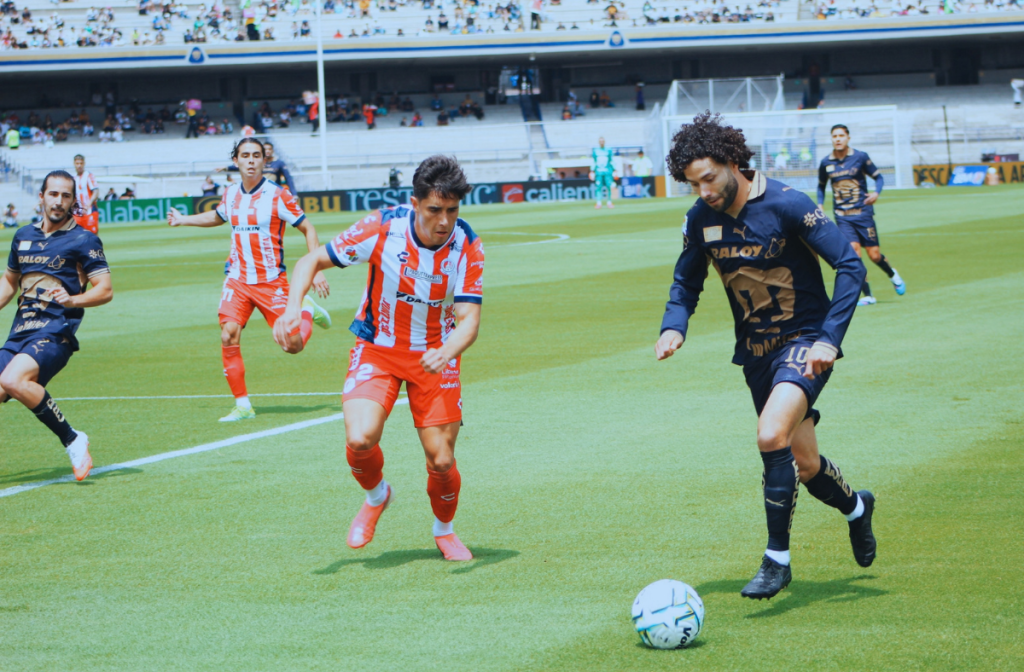 Pumas vs Atlético de San Luis en el Estadio Olímpico Universitario, jornada 10 del Apertura 2026