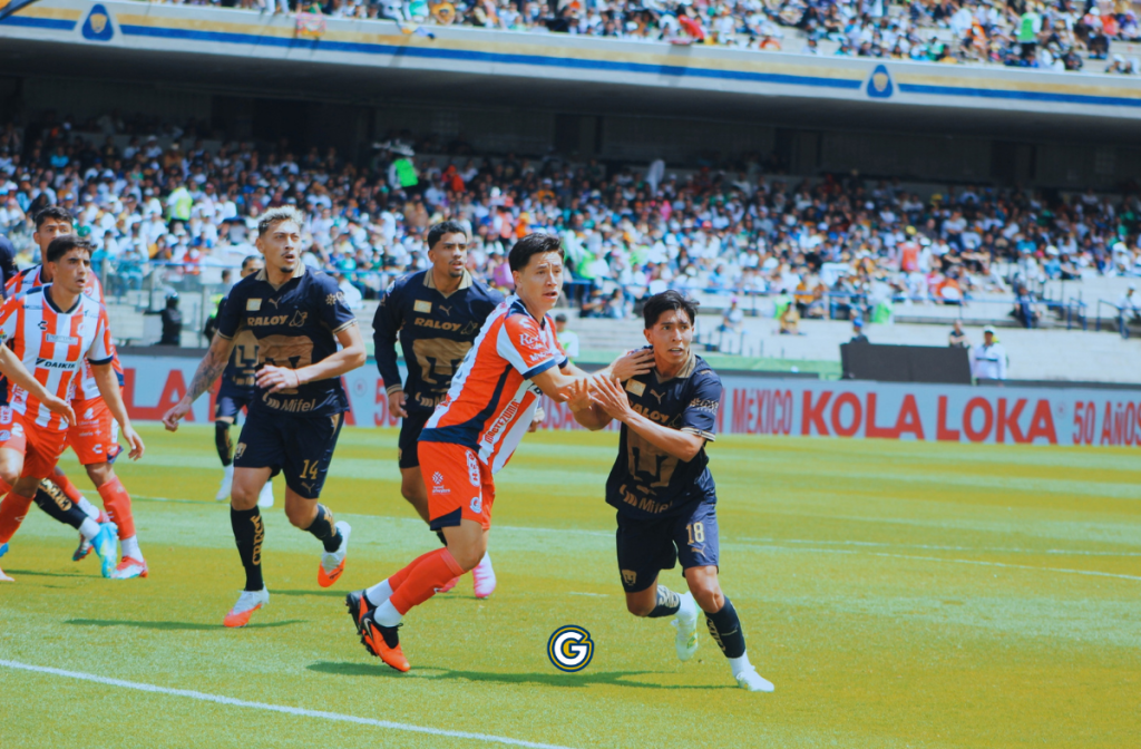 Pumas vs Atlético de San Luis en el Estadio Olímpico Universitario, jornada 10 del Apertura 2026