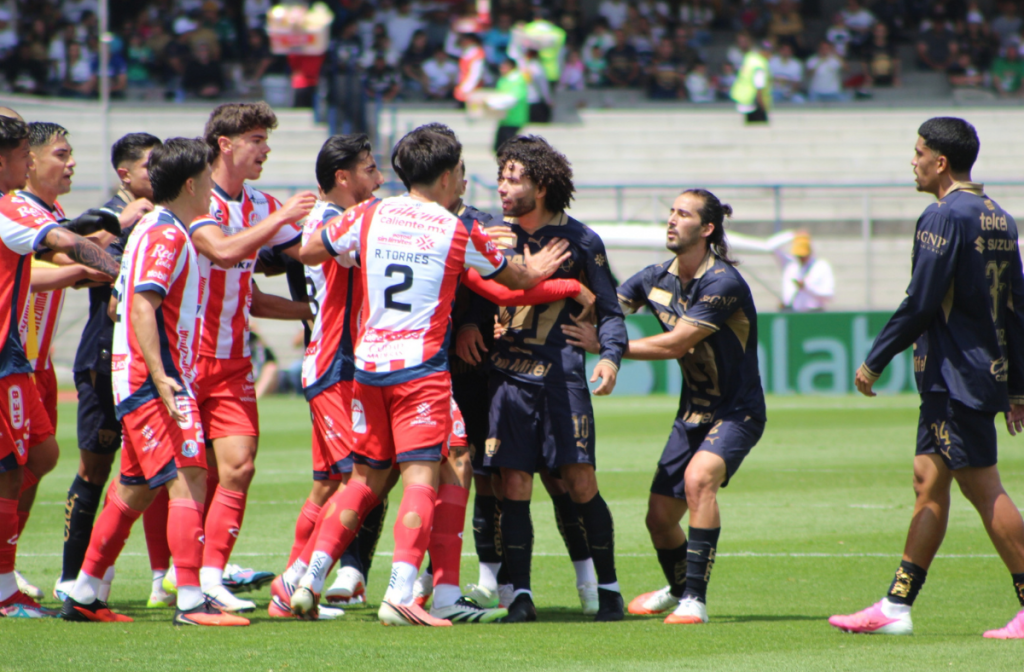 Pumas vs Atlético de San Luis en el Estadio Olímpico Universitario, jornada 10 del Apertura 2026