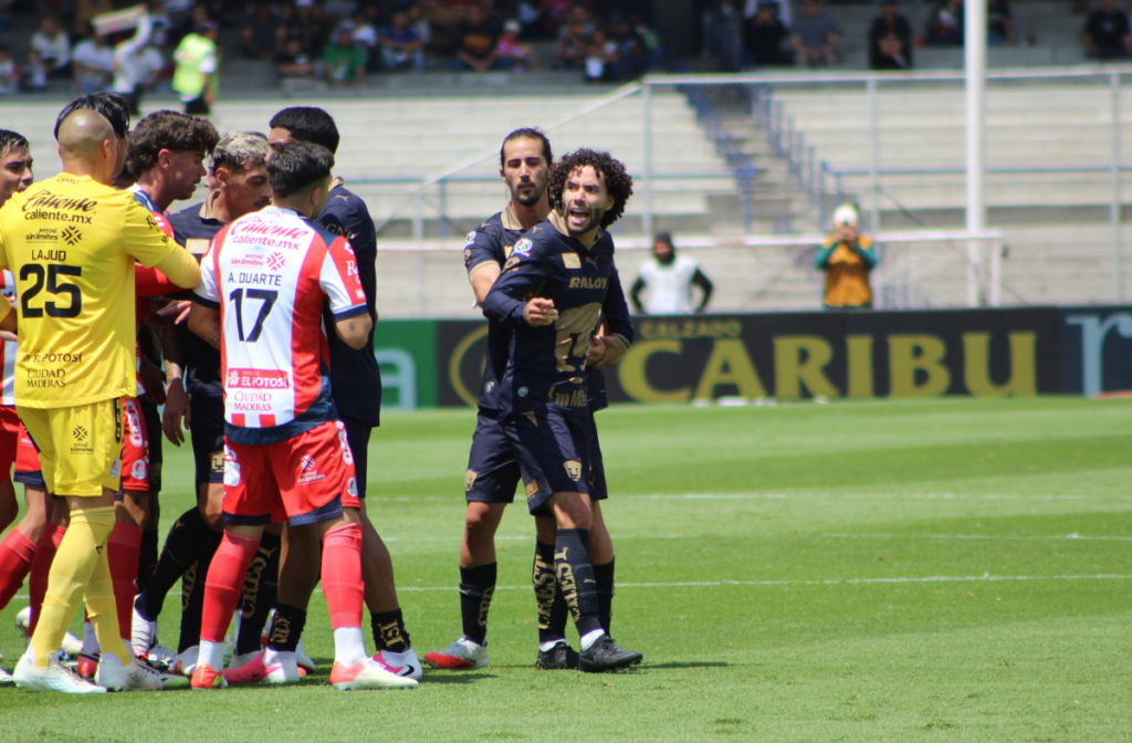 Pumas vs Atlético de San Luis en el Estadio Olímpico Universitario, jornada 10 del Apertura 2026