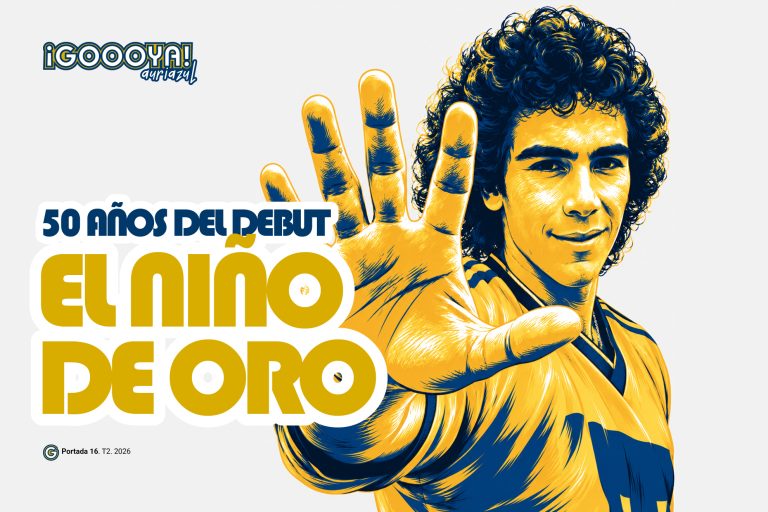 Hugo Sánchez en Pumas, El Niño de Oro, 50 años de su debut, portada de ¡GOOOYA! Auriazul